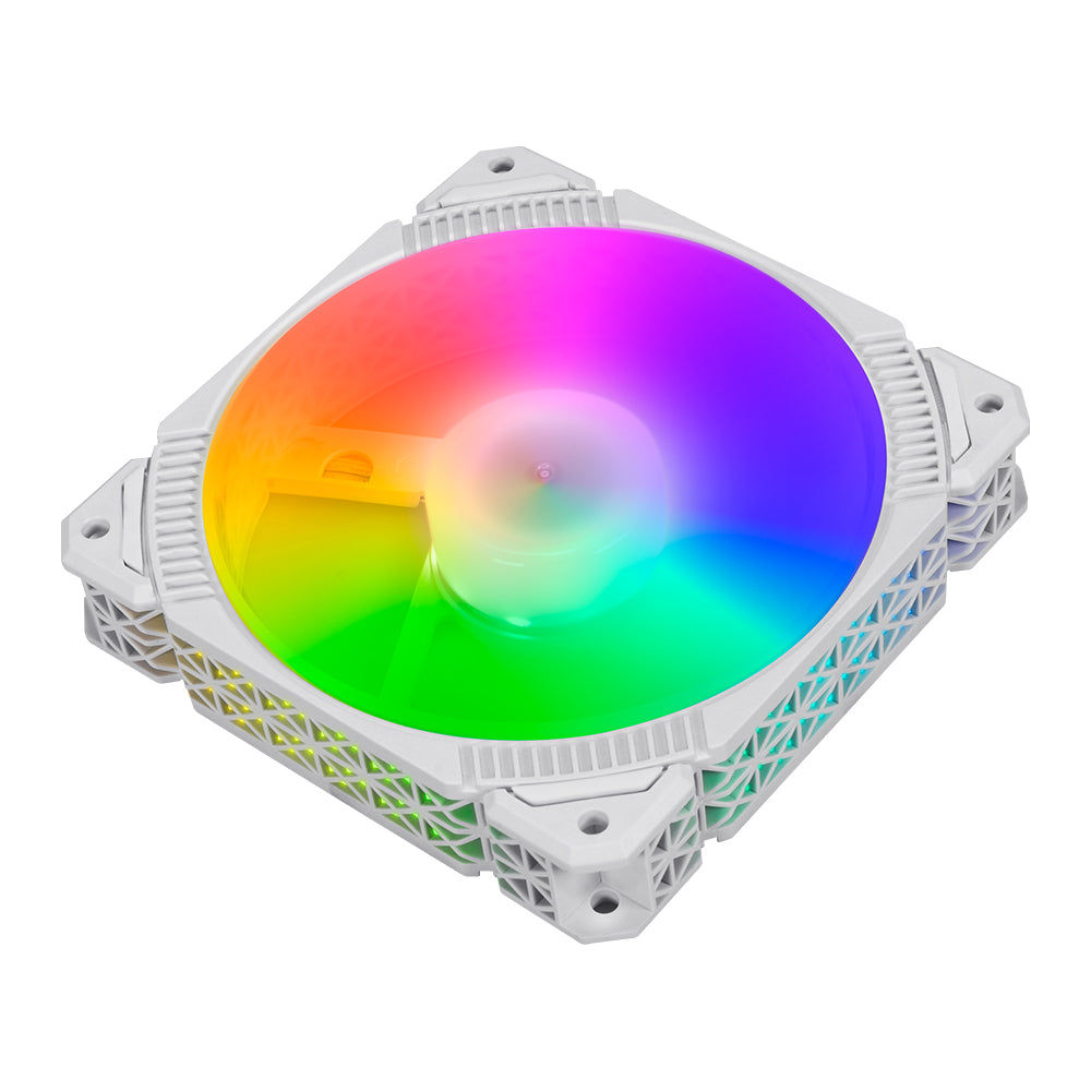 TrueNort Pc Case Fan 120mm RGB 6Pin 12V 3W White, Single Fan | LJ-120 TrueNort Pc Case Fan 120mm RGB 6Pin 12V 3W White, Single Fan | LJ-120